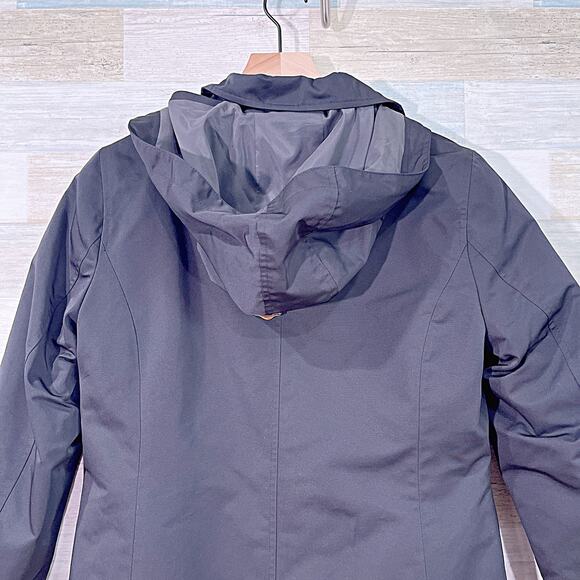 AMERICAN AIRLINES Midi Winter Coat Detachable Liner Black Thinsulate Womens 4R 4 - Picture 5 of 8